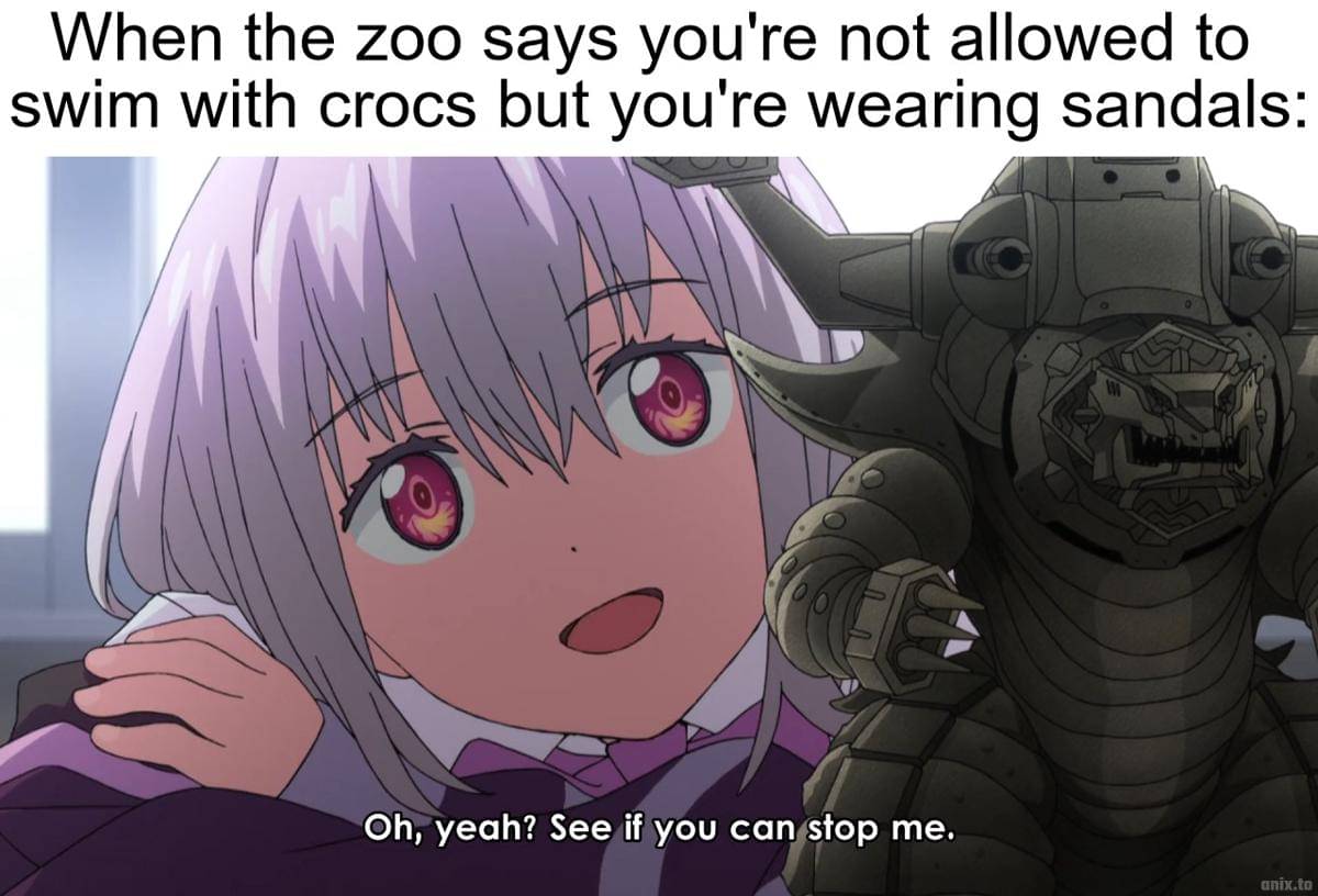 meme anime tentang kebun binatang