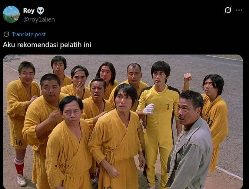 meme Patrick Kluivert dipecat timnas Indonesia