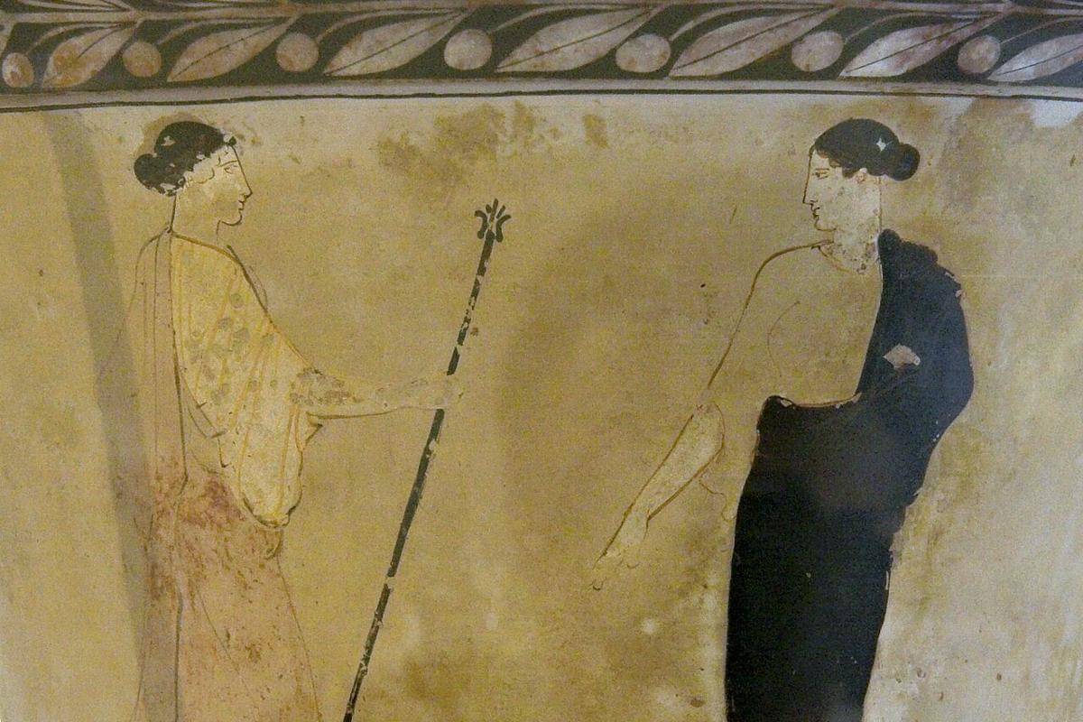 potret Demeter dan Persefone
