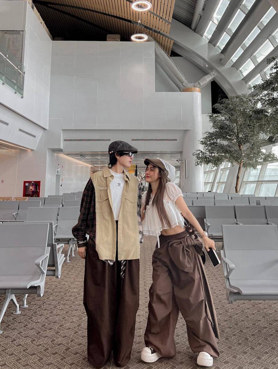 OOTD Couple Holiday ala Siraprapa dan Kamonchanok