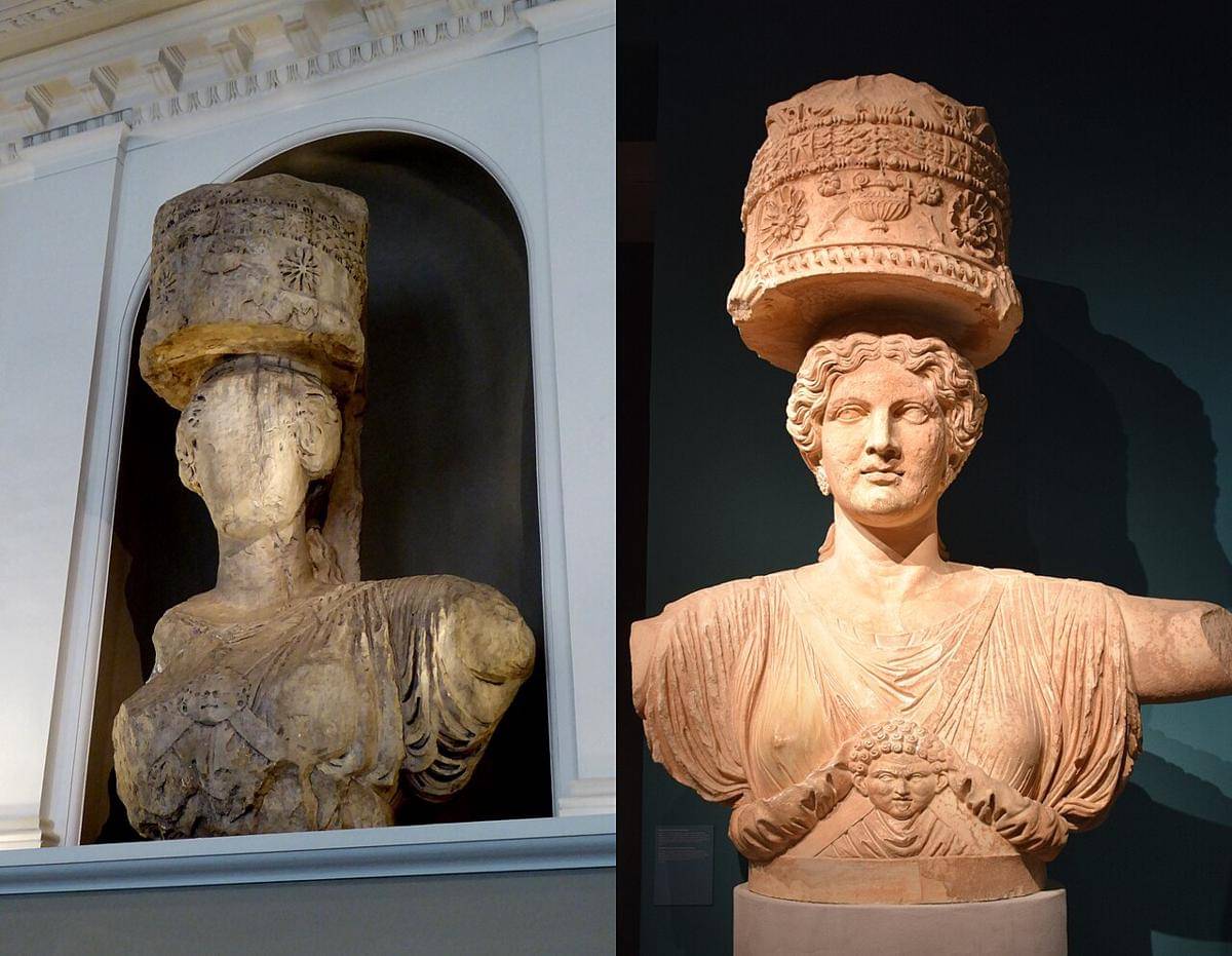 patung pemujaan Eleusis