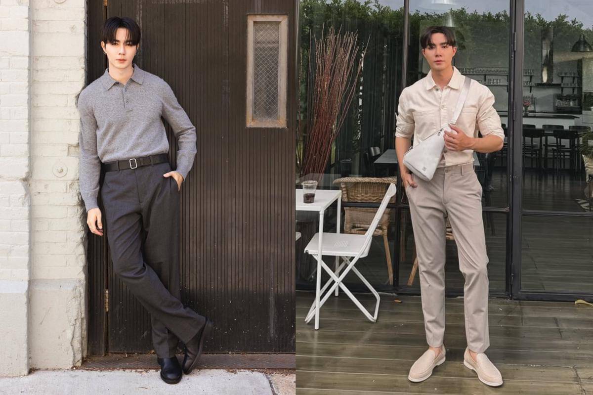 inspirasi gaya french tuck ala Zee Pruk Panich 
