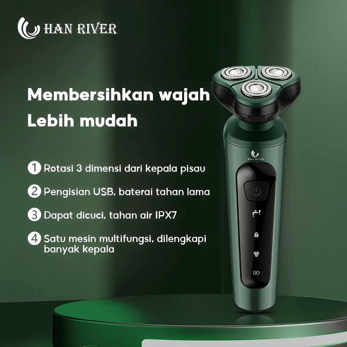 Han River Portable 3 in 1 Shaver
