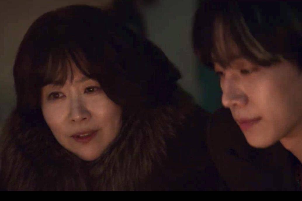 Jung Jeong Mi (Kim Ji Young) dan Kang Tae Poong (Lee Jun Ho) dalam drakor Typhoon Family 