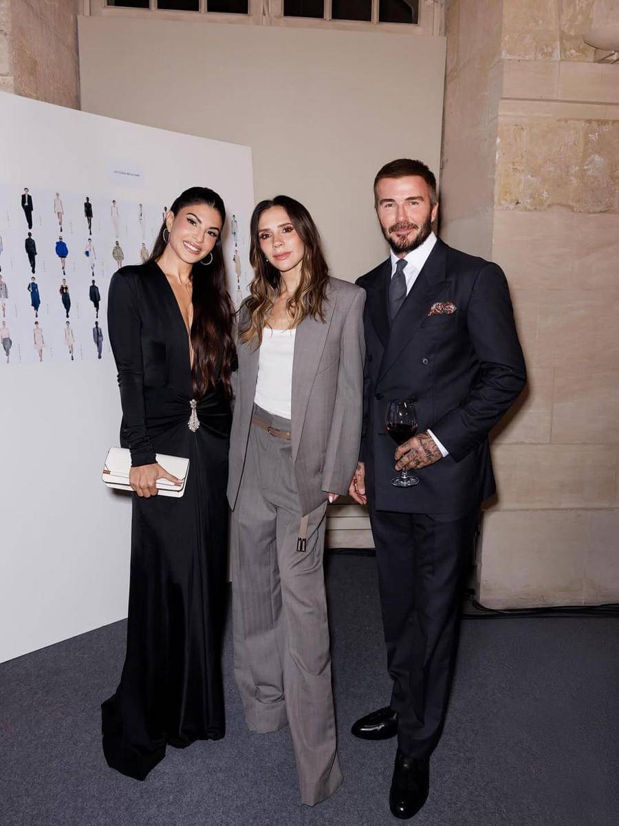 Jacqueline Fernandez dan David Beckham
