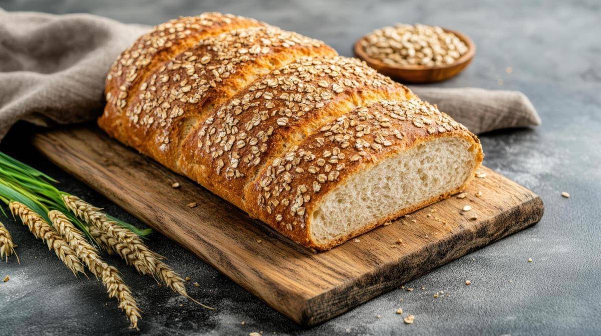 ilustrasi roti oat