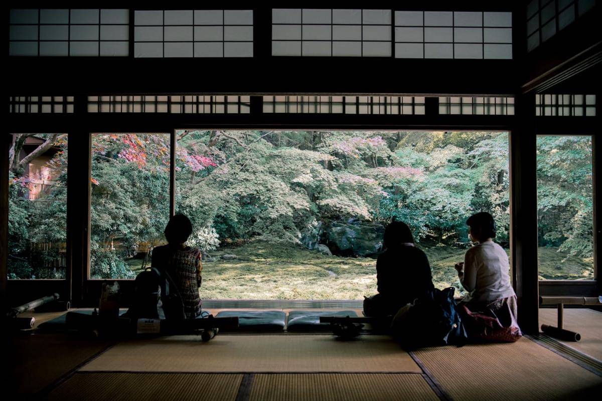 ilustrasi ryokan tradisional