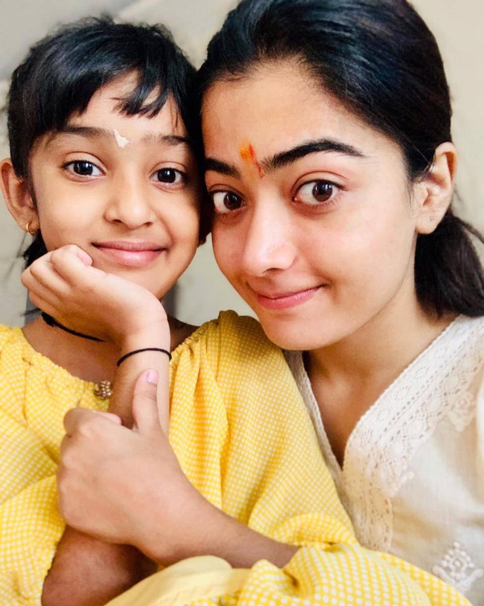 Rashmika Mandanna dan adik