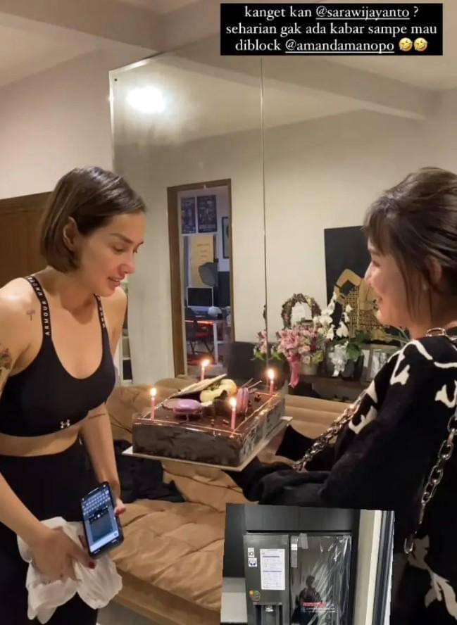 Kedekatan Sara Wijayanto dan Amanda Manopo (instagram.com/sarawijayanto)