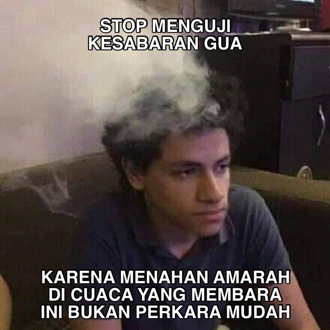 meme cuaca panas