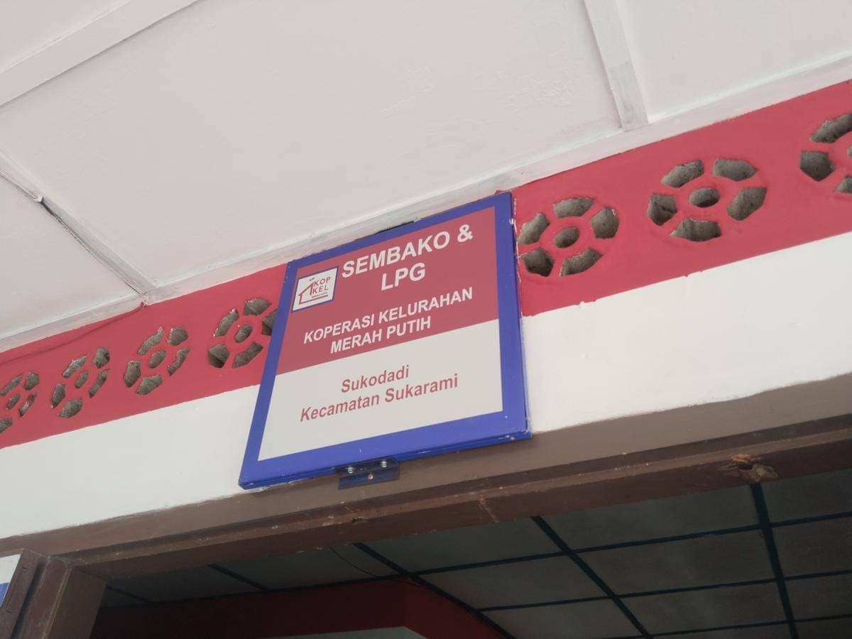 Koperasi merah putih di Kelurahan Sukodadi Palembang