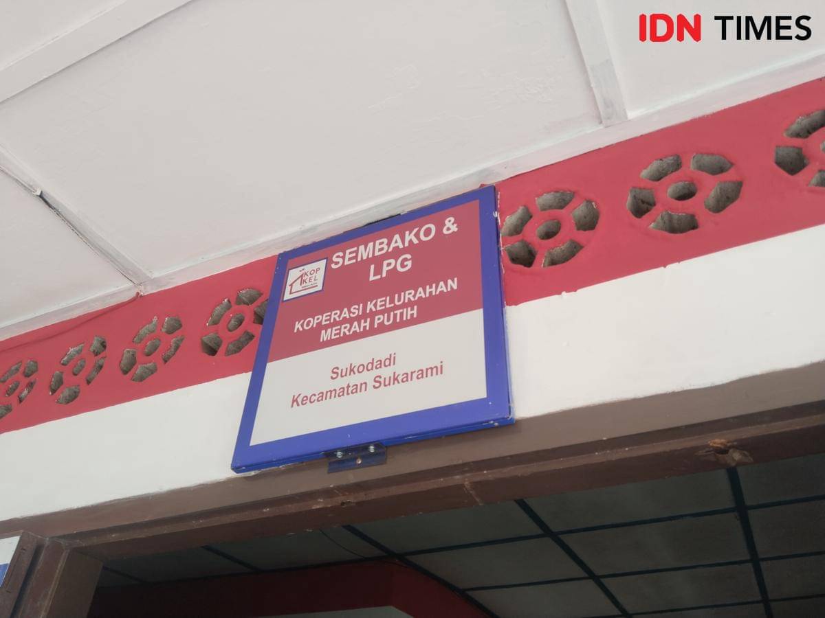 Koperasi merah putih di Kelurahan Sukodadi Palembang (IDN Times/Feny Maulia Agustin)