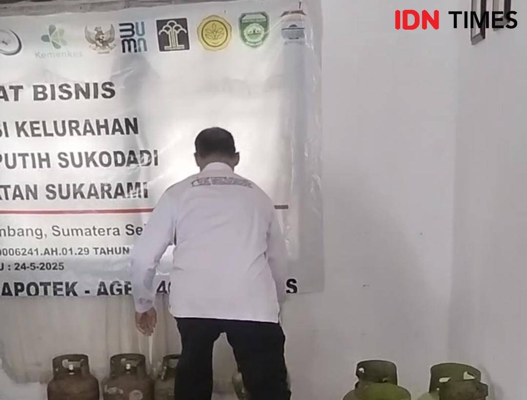 Koperasi merah putih di Kelurahan Sukodadi Palembang (IDN Times/Feny Maulia Agustin) 