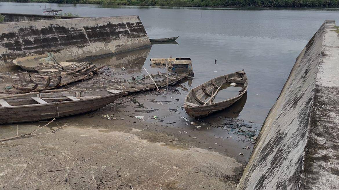 Pendangkalan yang terjadi di Muaro Anai (Foto: IDN Times/Halbert Caniago)