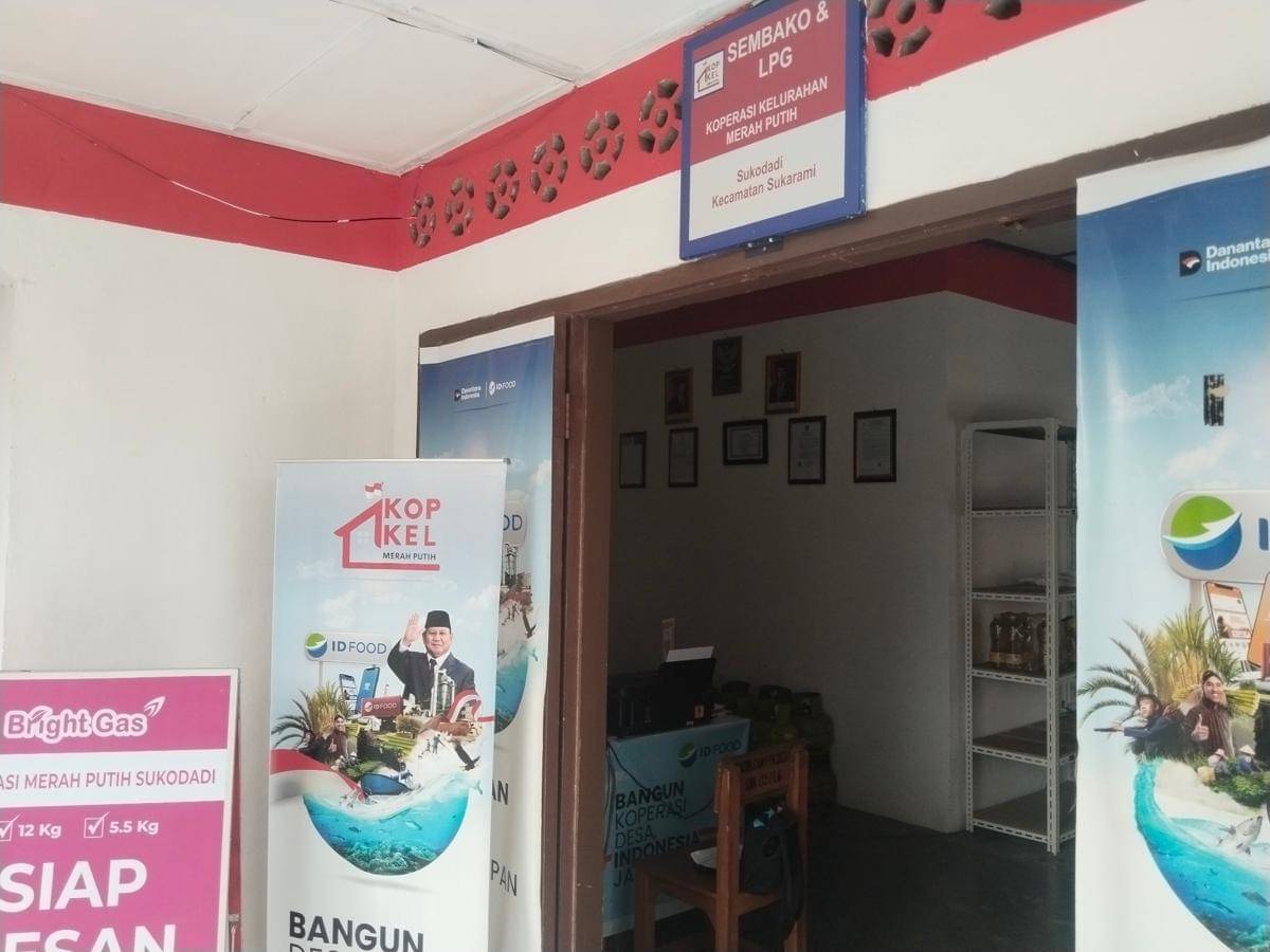 Koperasi merah putih di Kelurahan Sukodadi Palembang (IDN Times/Feny Maulia Agustin)