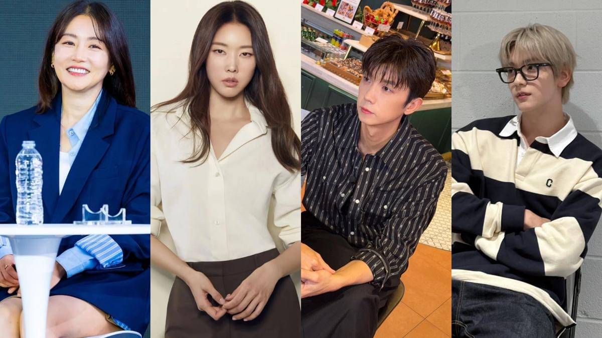 Kolase Potret Hwang Woo Seul Hye, Han Hye Jin, Wooyoung, Soobin 