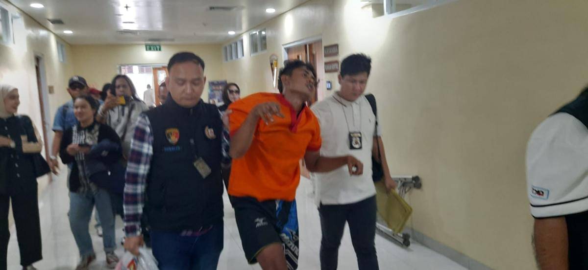Potret Pelaku Pembunuhan Ibu Hamil di Palembang Ditangkap Dramatis (Dok. Aji untuk IDN Times)