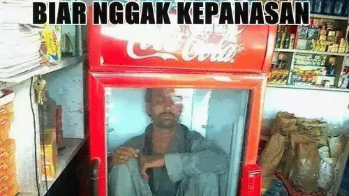 meme cuaca panas