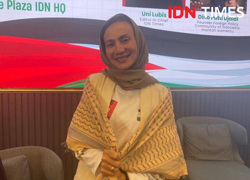 potret Wanda Hamidah di kantor IDN, Kamis (16/10/2025) (dok. IDN Times/Rani Asnurida)
