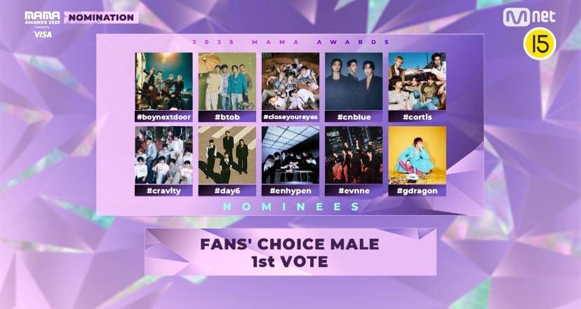 daftar lengkap nominasi MAMA Awards 2025 (mnet_mama)