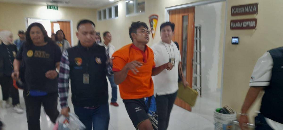 Potret Pelaku Pembunuhan Ibu Hamil di Palembang Ditangkap Dramatis 