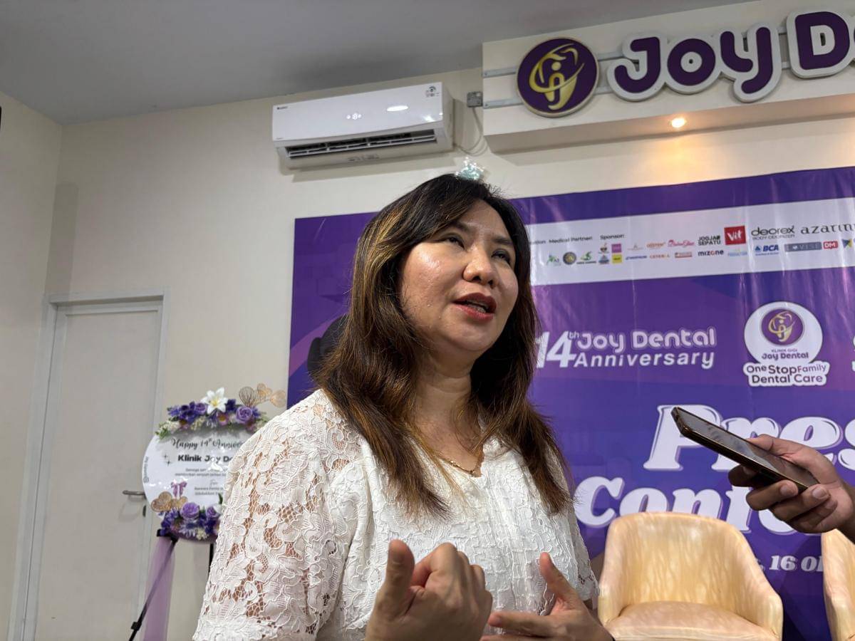 Founder Joy Dental, Yenny Maria. (IDN Times/Herlambang Jati Kusumo)