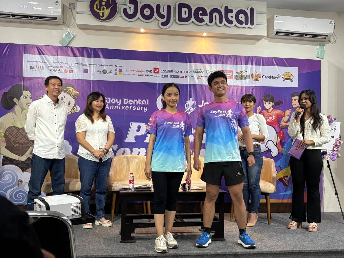Jumpa pers Joy Fest 2025, di Joy Dental, Jalan Kaliurang, Kamis (16/10/2025). (IDN Times/Herlambang Jati Kusumo)