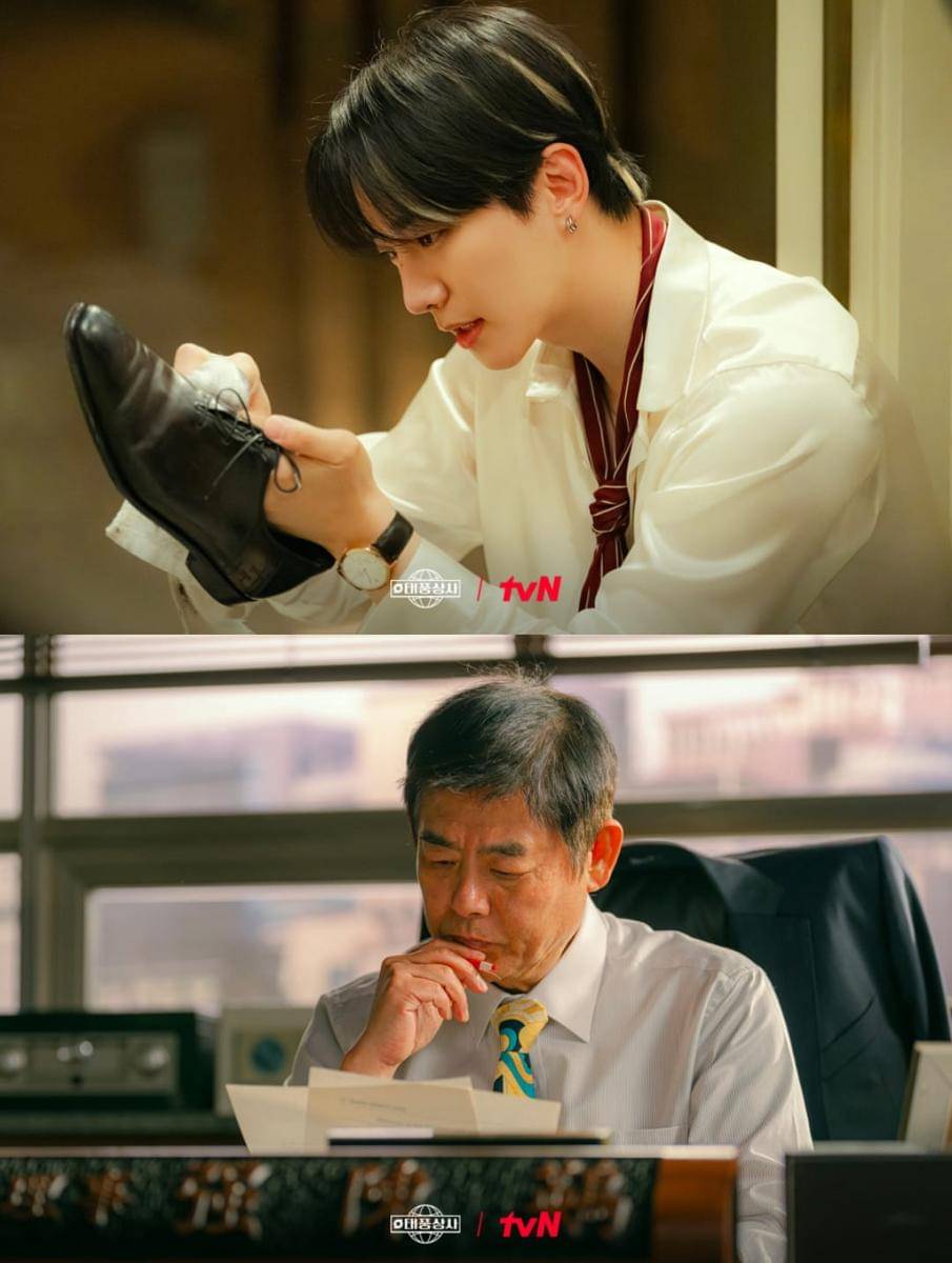 Lee Jun Ho dan Sung Dong Il di KDrama Typhoon Family