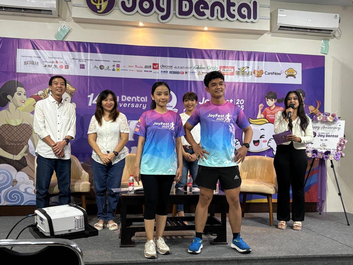 Jumpa pers Joy Fest 2025, di Joy Dental, Jalan Kaliurang, Kamis (16/10/2025). (IDN Times/Herlambang Jati Kusumo)