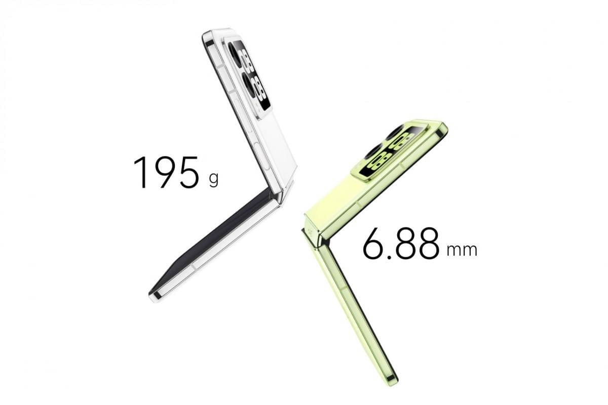 info ketebalan dan berat HUAWEI nova Flip S