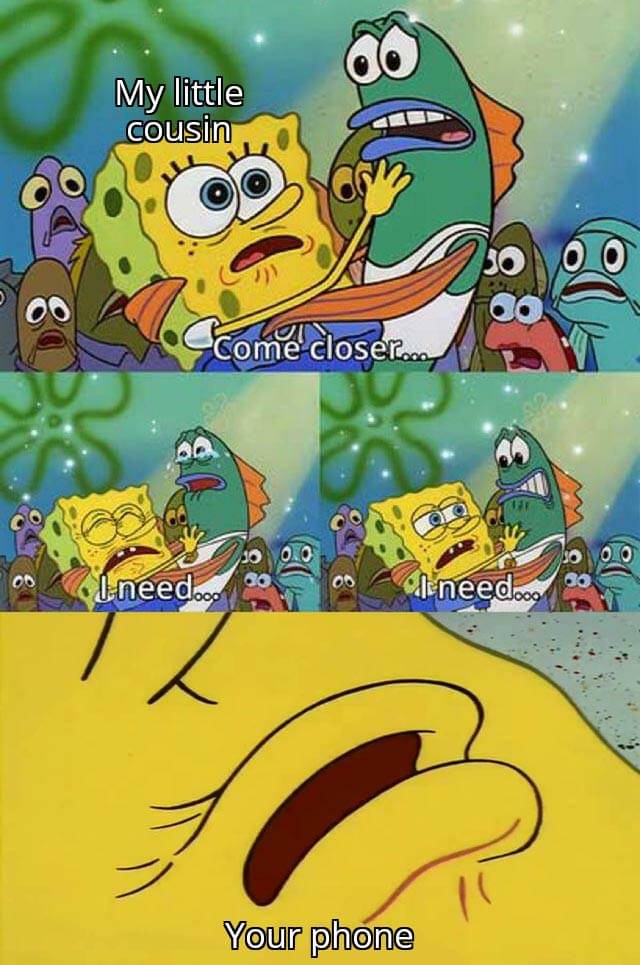 meme kartun tentang sepupu