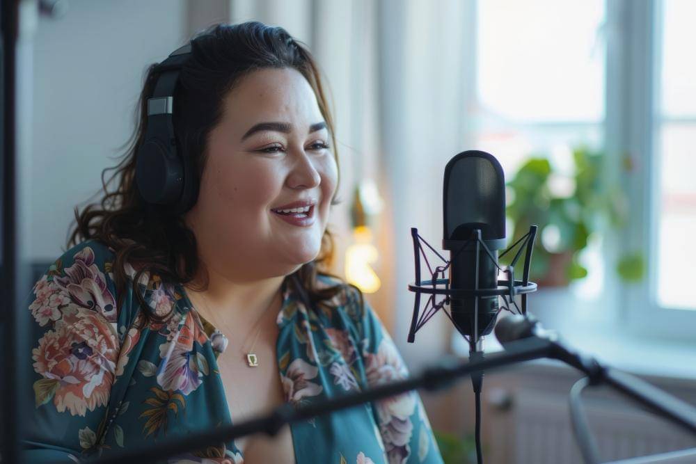 latihan voice over