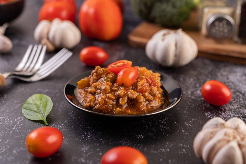 ilustrasi saus daging