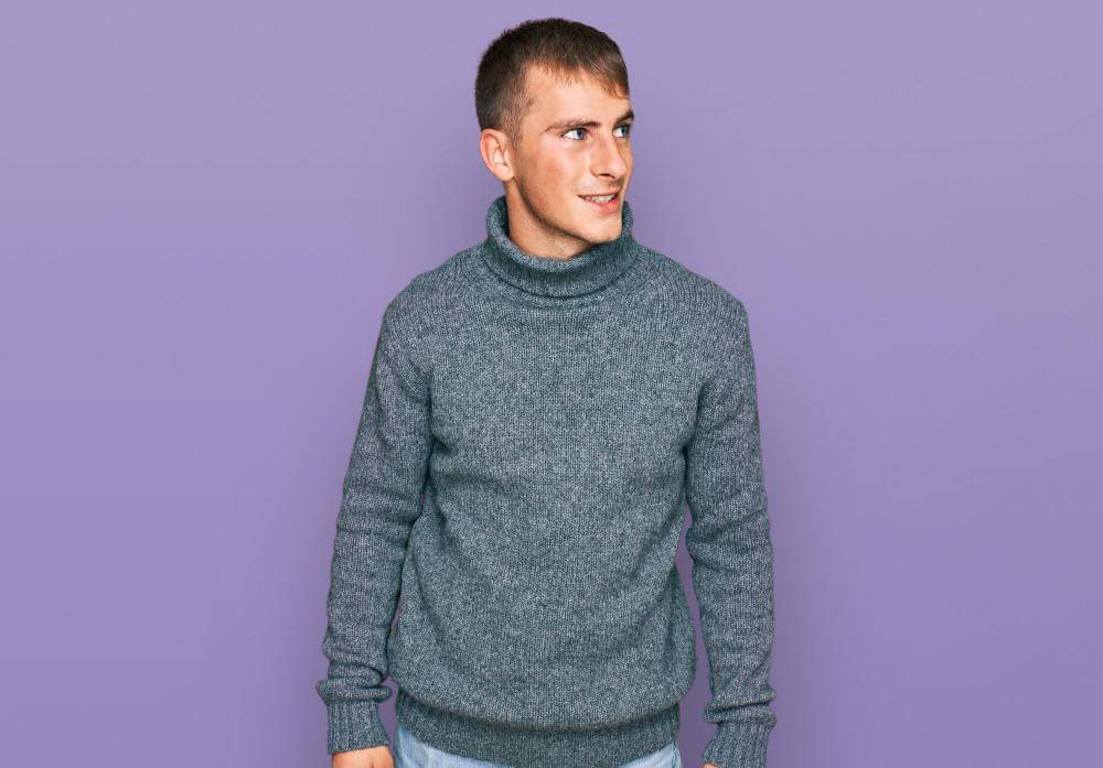 ilustrasi sweater pria