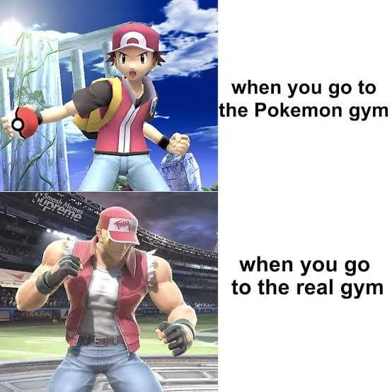 meme kartun tentang gym