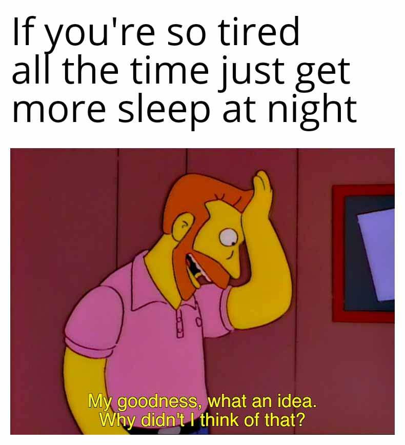 meme kartun tentang kurang tidur