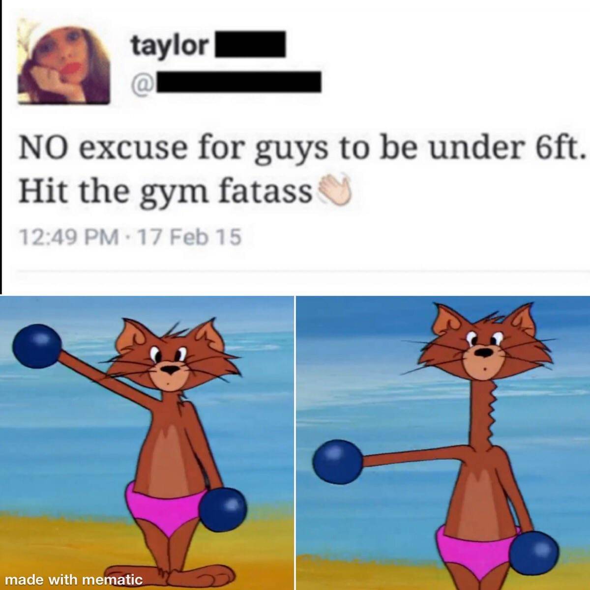 meme kartun tentang gym