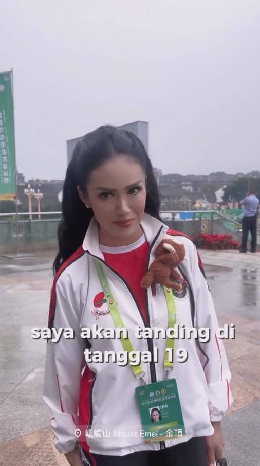Kris Dayanti Nonton Pembukaan World Kungfu Championship (instagram.com/krisdayantilemos)