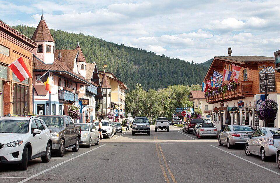 9th Street (Alpen Strasse) in Leavenworth, Washington