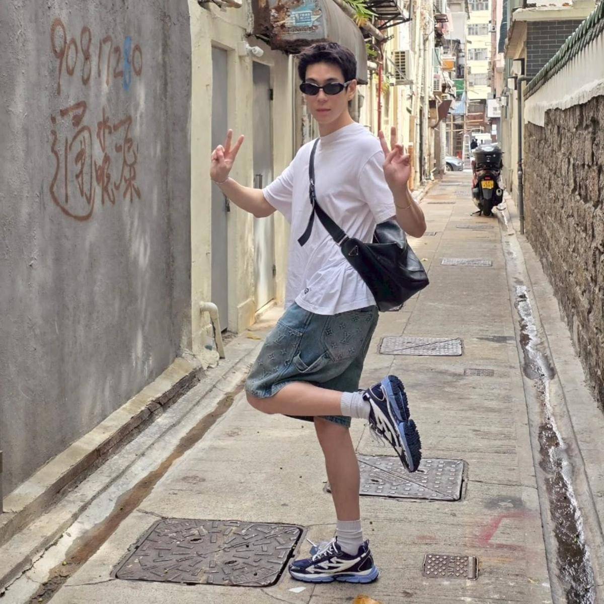 OOTD Liburan ala JJ Krissanapoom