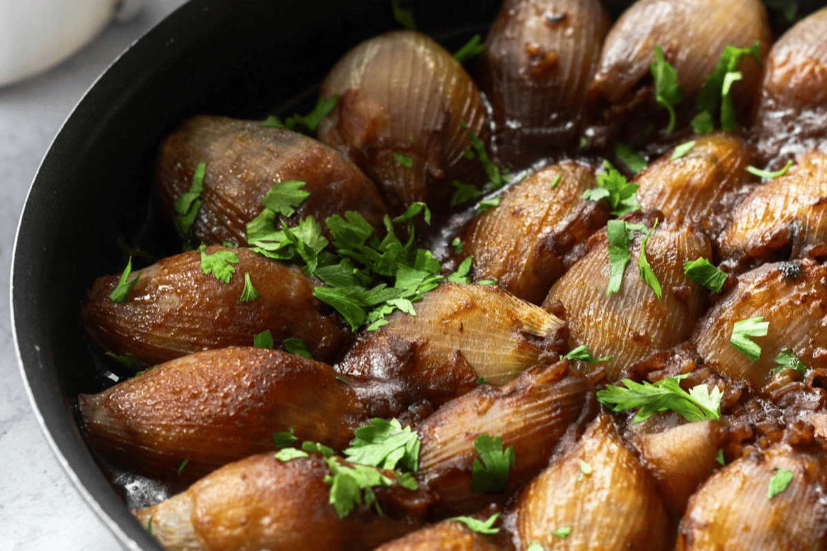 ilustrasi beef stuffed onions ala Yunani