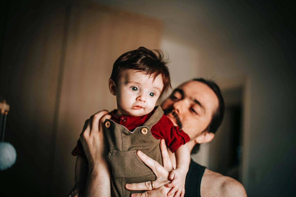 ilustrasi ayah dan anaknya