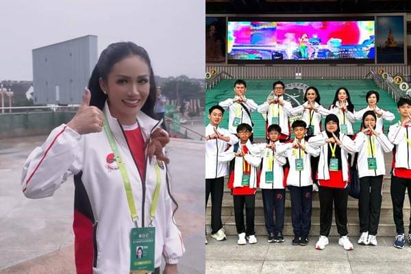 Kris Dayanti Nonton Pembukaan World Kungfu Championship (instagram.com/krisdayantilemos)