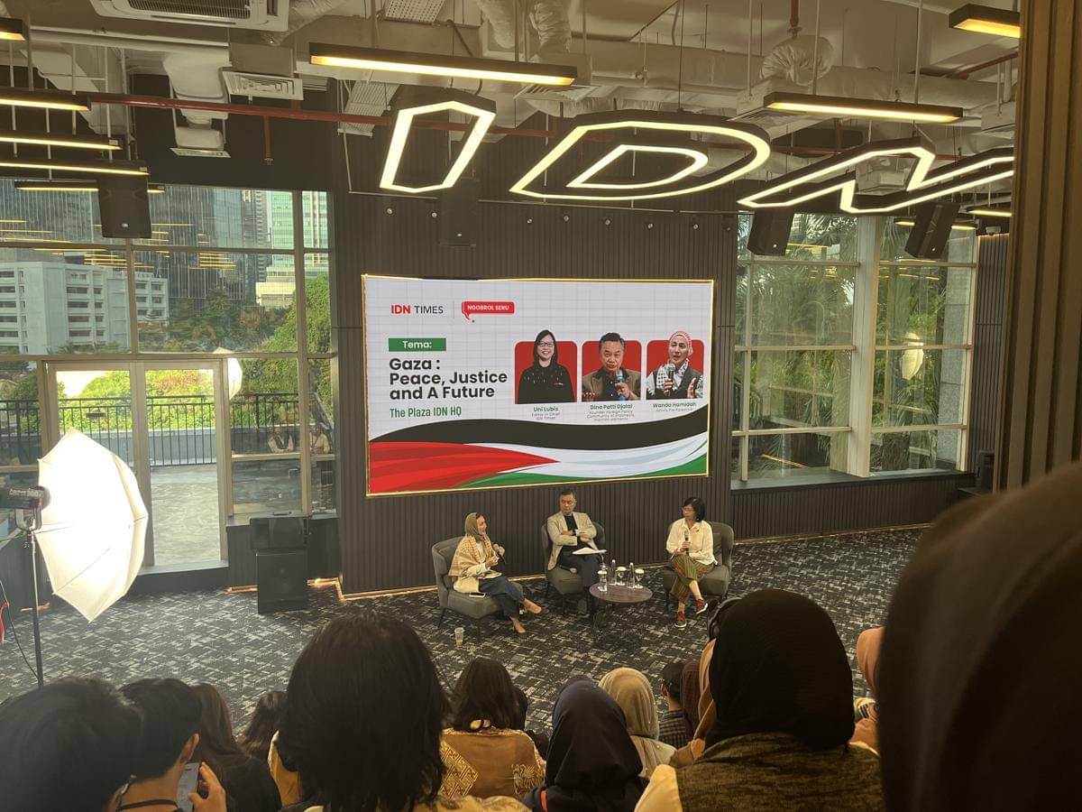 Acara Ngobrol Seru IDN Times, Gaza: Peace, Justice and A Future