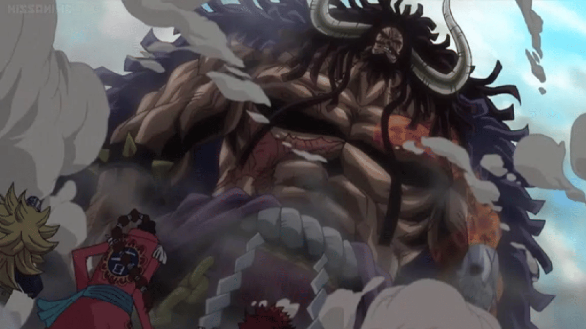 Kaido gagal bunuh diri setelah lompat dari langit.