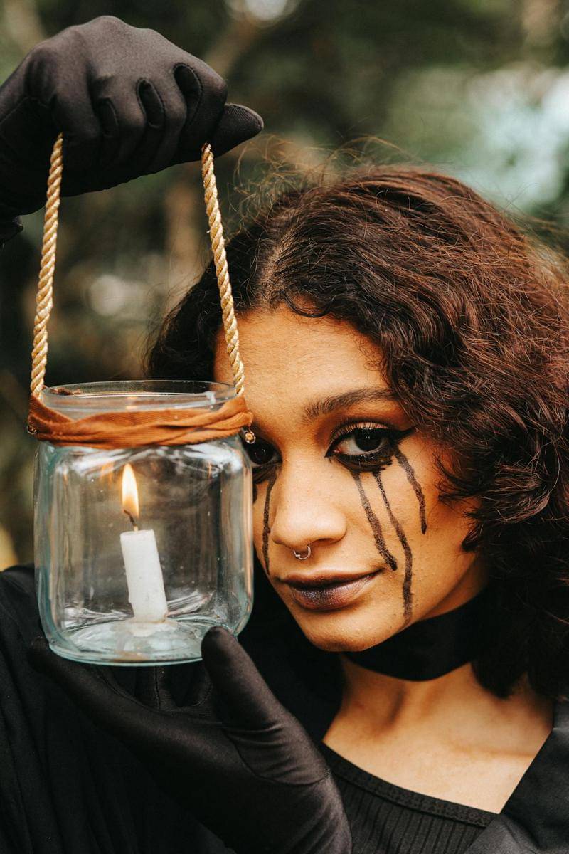ide makeup Halloween yang simpel