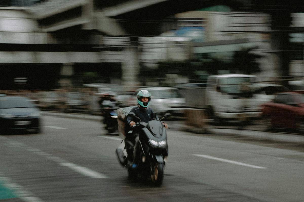 ilustrasi motor matic