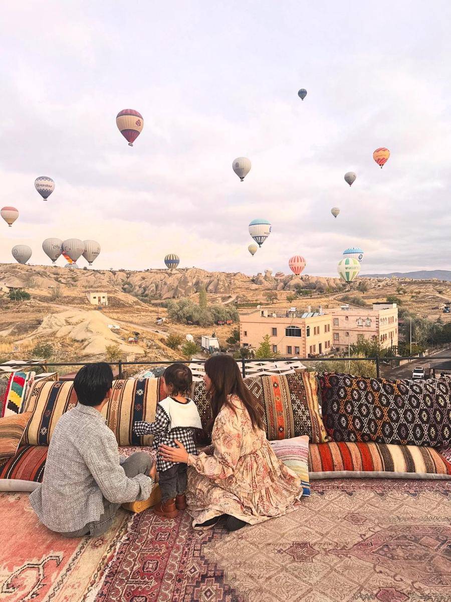 keluarga Belva Devara ke Cappadocia
