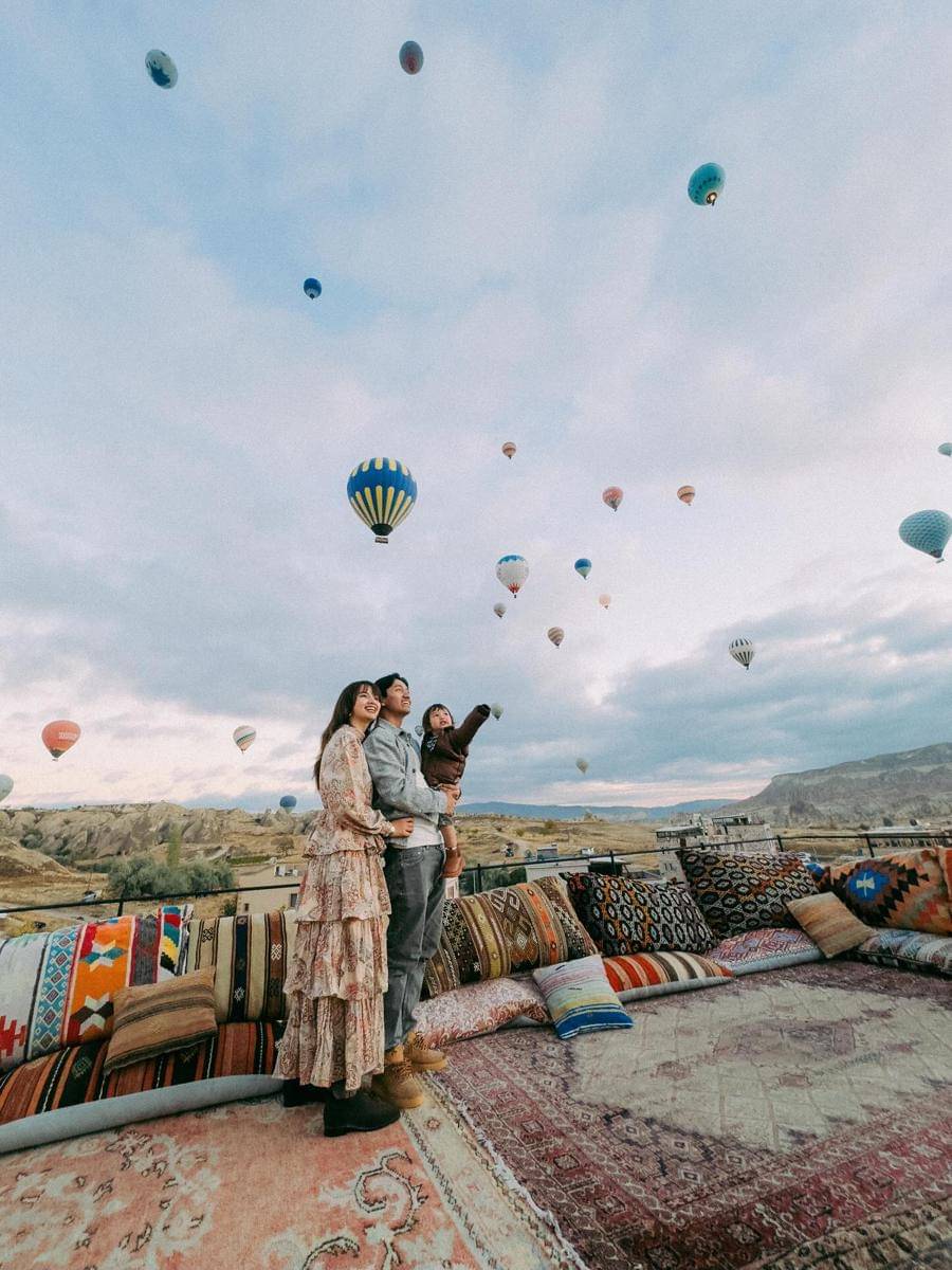 keluarga Belva Devara ke Cappadocia