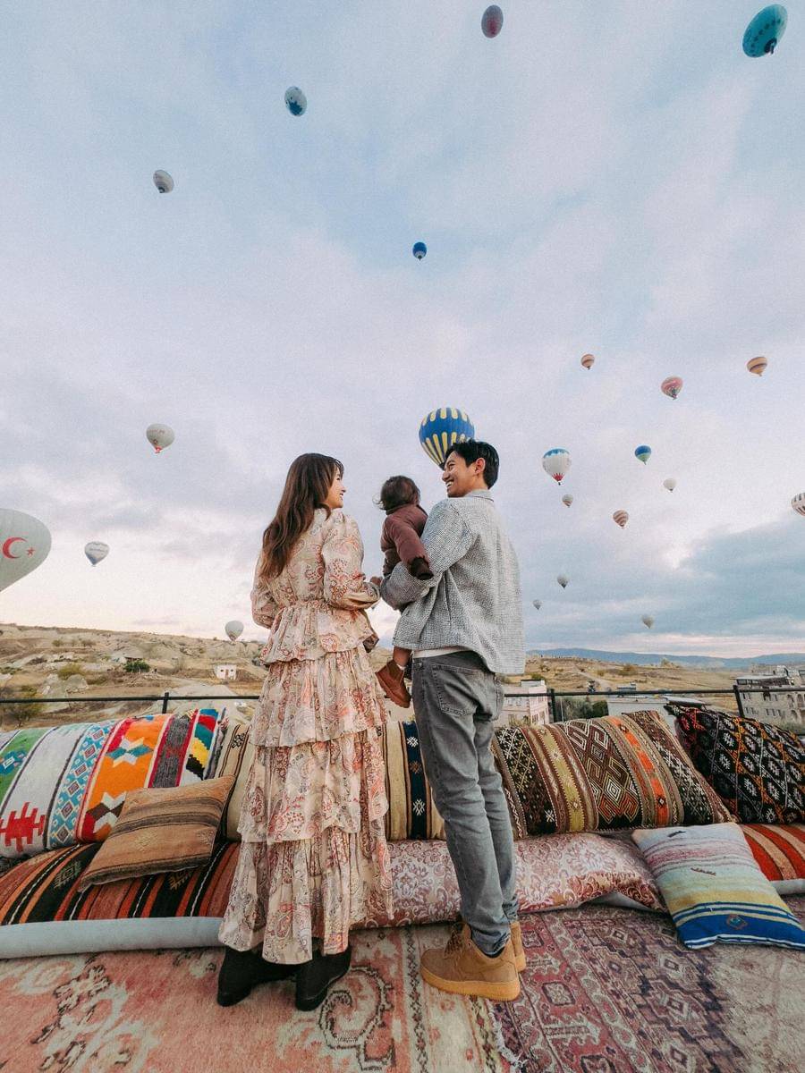 keluarga Belva Devara ke Cappadocia